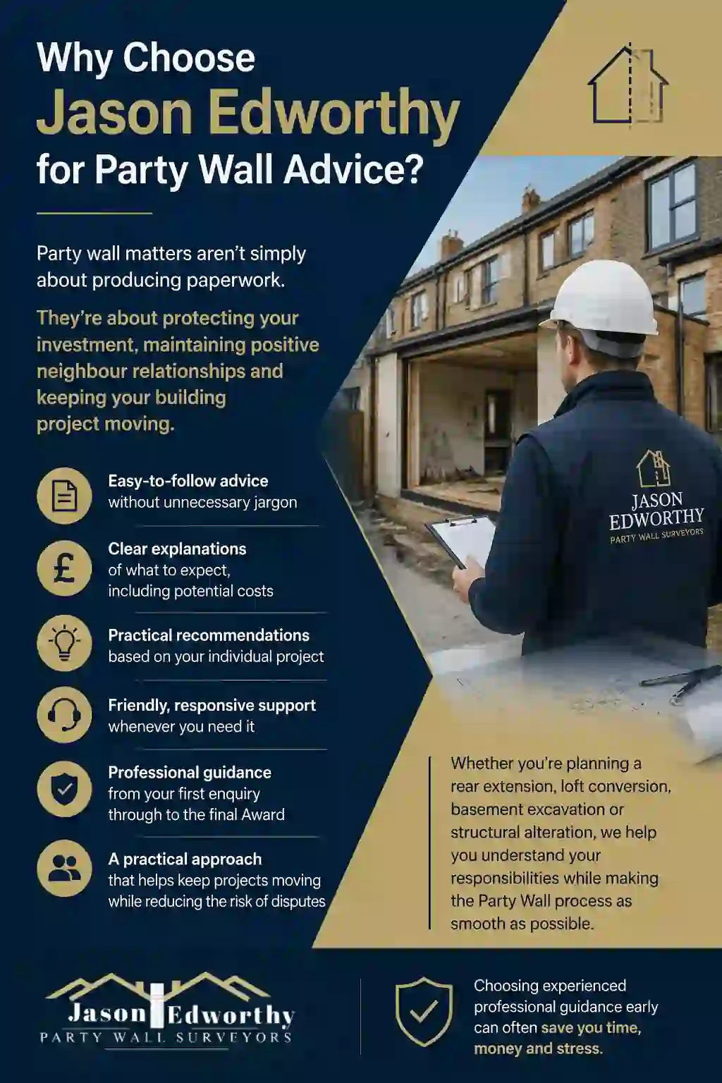 Why Choose Jason Edworthy for Party Wall Advice East Sussex?